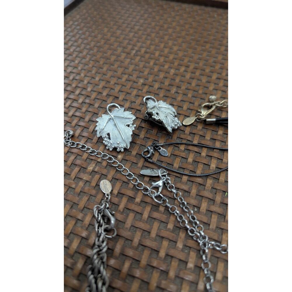 Vintage & Modern Jewelry Lot 5pc - Monet, Chico’s, Express, Cross, Boho, Retro - Picture 6 of 9